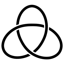 The right-trefoil knot.