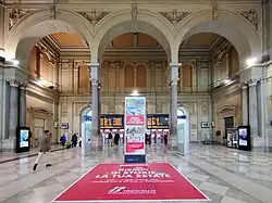 Inside Trieste Centrale.