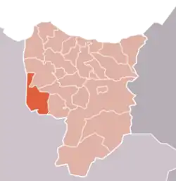 Location of kassita in Driouch Province