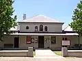 Tumut Court House was completed in 1878 and the Stables in 1879