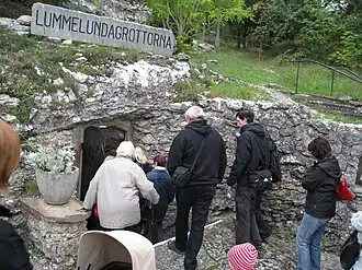 The tourist's entrance to the cave