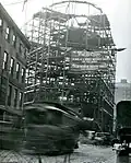 View of the building in the process of being built, 1912
