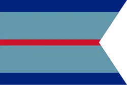 Commandant's Pennant, flown on staff car's front wing when on RAF Stations and in ROC compounds