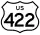 U.S. Route 422 Alternate marker