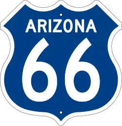 US 66 route marker