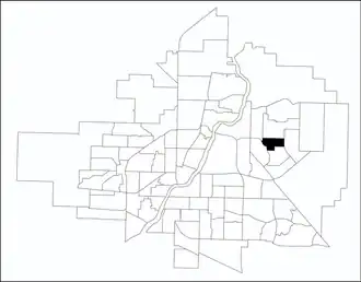 University Heights UC location map