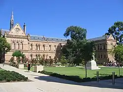 View of eastern side of the Mitchell Building from North Terrace