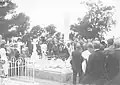 Unveiling of a memorial to South Australian politician Ernest Arthur Roberts at West Terrace Cemetery, Adelaide, 13 January 1917.