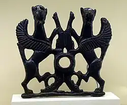 Luristan bronze griffins, 9-7th century BC, Museum of Ancient Near East, Berlin.