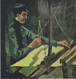 Weaver Facing Right (Half-Figure), 1884, Private collection (F26)
