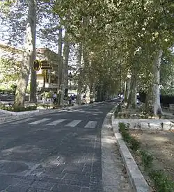 The central street Via San Modestino