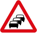 Traffic queues ahead