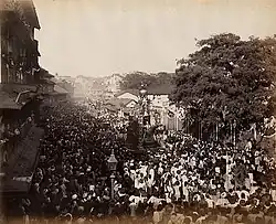 Samuel Bourne, "Views of India, Plate 8," 1863–1869, photograph mounted on cardboard sheet