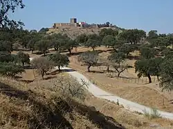 Castle of Noudar uphill