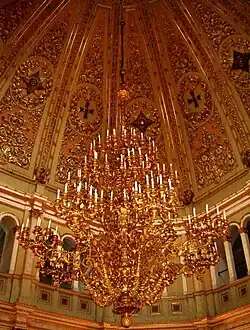 Chandelier in the Hall of the Order of St. Vladimir