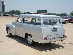 Rear view of Carbrasa-assembled Volvo PV445