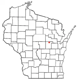 Location of Dupont, Wisconsin