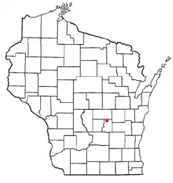 Location of Seneca, Wisconsin