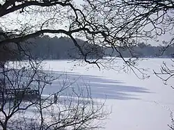 Rainbow Lake as seen from the Wisconsin Veterans Home