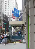 Entrance/exit from Wall Street