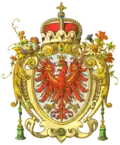 Coat of arms of the former County of Tyrol during the Austro-Hungarian Empire