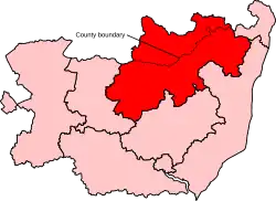 Location of Waveney Valley Constituency in Suffolk following the 2023 Boundary Review