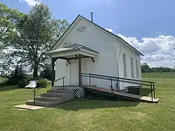 West Union Privative Baptist Church in eastern Polk Township