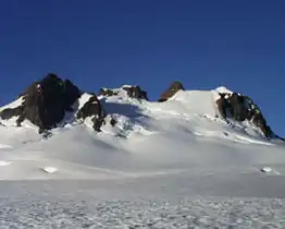 The summit of Mount Olympus from the Blue Glacier