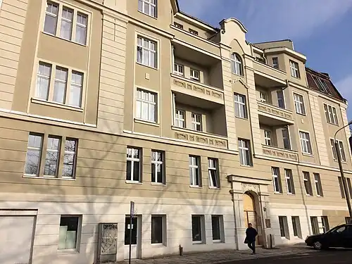 Tenement at 9 Józef Weyssenhoff Square (1910–1911), registered on Kuyavian-Pomeranian Heritage list