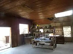 The kitchen of the Vulture City Chow House.