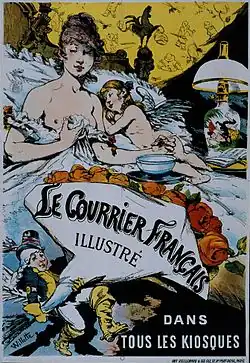 Poster for Le Courrier Français