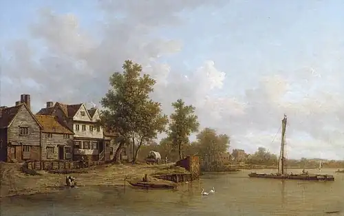 View on the Thames, 1775