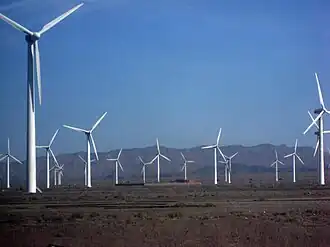 Image 22Wind farm in Xinjiang, China (from Wind farm)