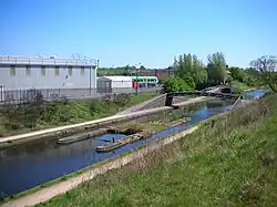 Two Horsley Ironworks bridges and derelict toll island at Winson Green Junction.