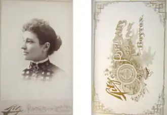 Portrait of unidentified woman by Ritz