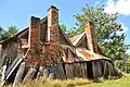 An old abandoned timber and brick house at Iona, Woodville