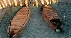 Xiaohe cemetery (boat coffins)