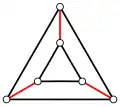 Skeleton of the triangular prism