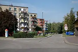 Buildings in Młody Górnik's Street (2013)