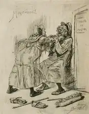 Misanthropie! (1872) etching on Japan paper (19.37 x 15.08 cm) Los Angeles County Museum of Art
