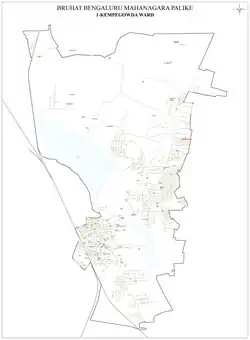 Yelahanka Ward Map 2009-2022 (2009 delimitation)
