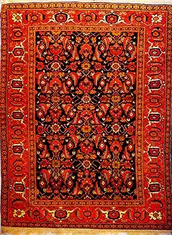 Ковёр «Герат-Пиребедиль». Кубинская школа. XVIII век. Азербайджанский государственный музей ковра и народно-прикладного искусства