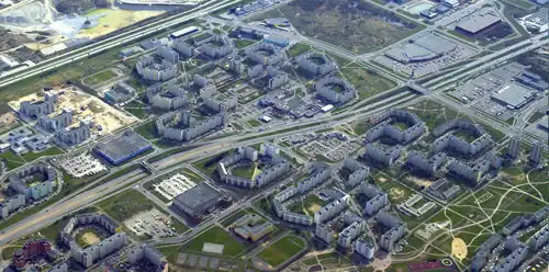 Вид на микрорайон с воздуха, 2009 год