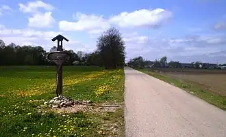 Въезд в село