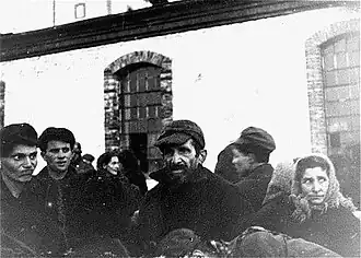 Узники гетто в Жихлине