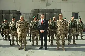 греческие солдаты в Кабуле, июль 2010