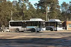 Автобусная станция на Курортной улице у пересечения с улицей Григорьева