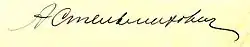 Изображение автографа