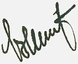 Изображение автографа