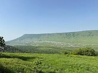 вид села издали